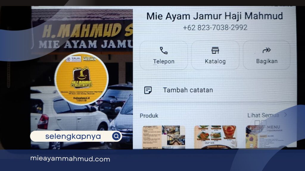 Mie Ayam Jamur Haji Mahmud