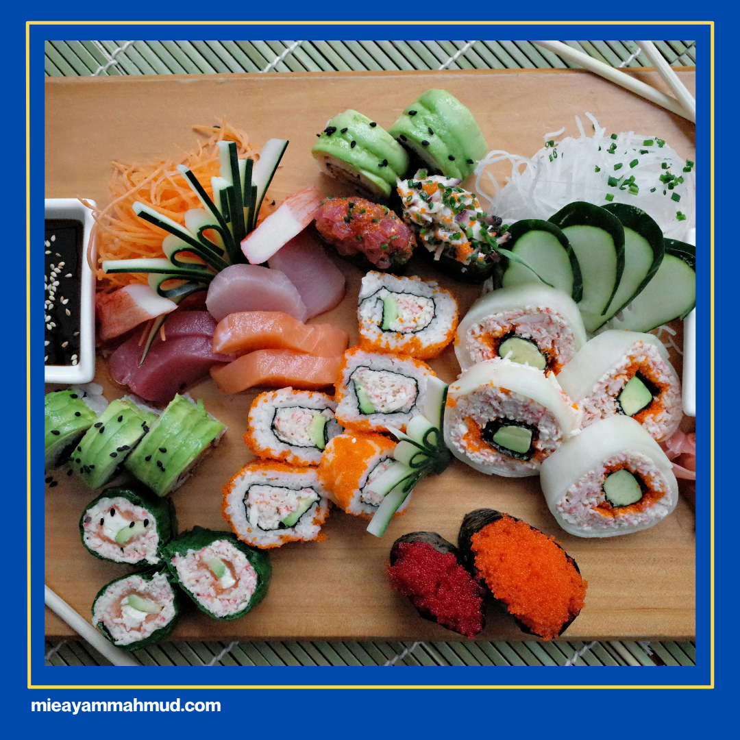 menu sushi mentai