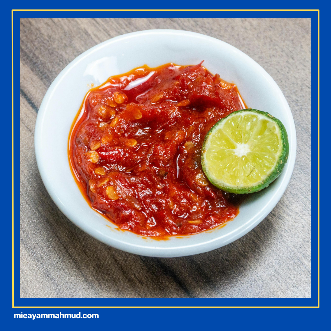 Cara Membuat Sambal Mie Ayam 