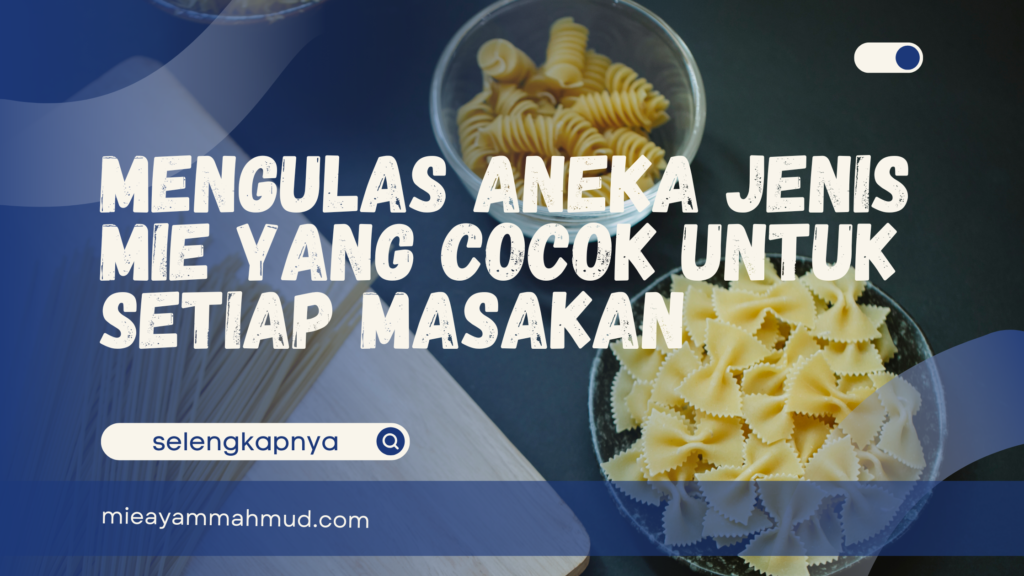 aneka jenis mie