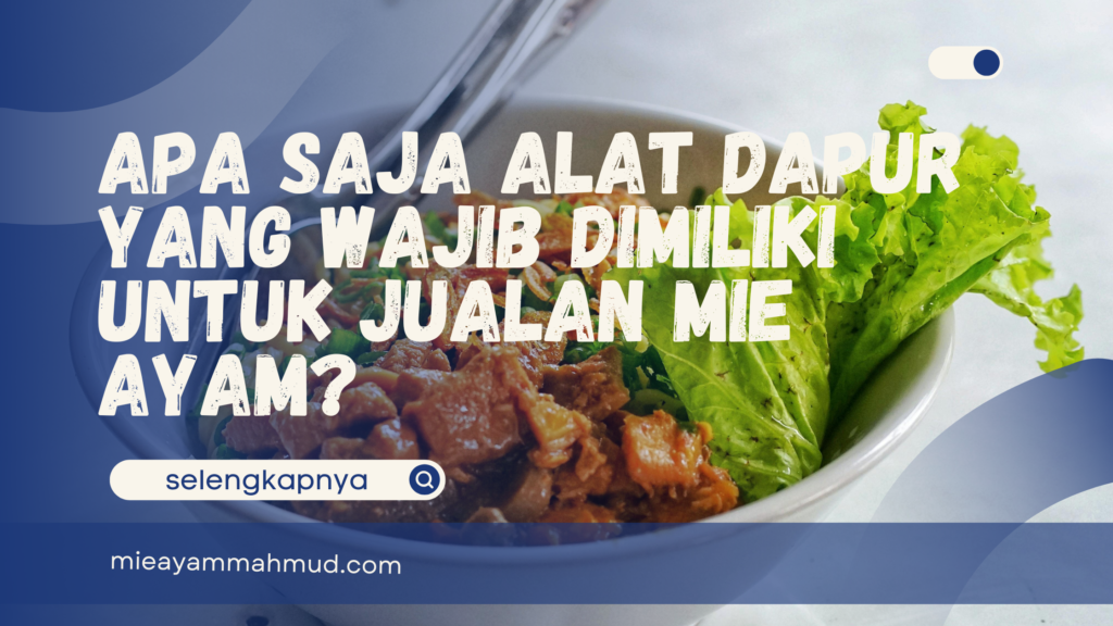 jualan mie ayam